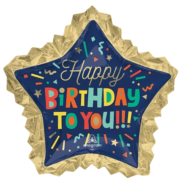 34" Happy Birthday To You - Premium Party Distribution