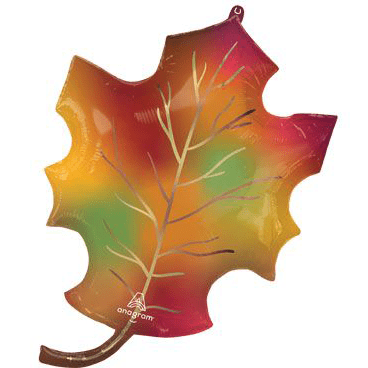 34" Happy Fall Leaf - Premium Party Distribution