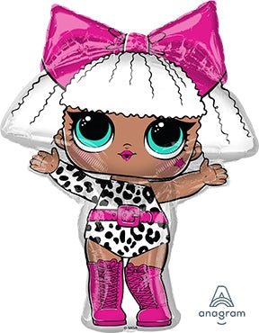 34” LOL SURPRISE Diva - SuperShape Foil Balloon (PKG) - Premium Party Distribution