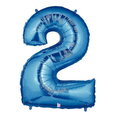 34" Megaloon Number 2 - Blue - Premium Party Distribution