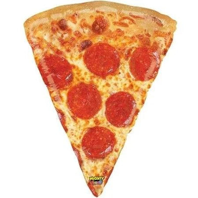34" Mighty Pizza Foil Balloon (1 Count) - Premium Party Distribution