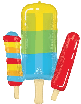 34" Pool Party Popsicle Balloon - Premium Party Distribution