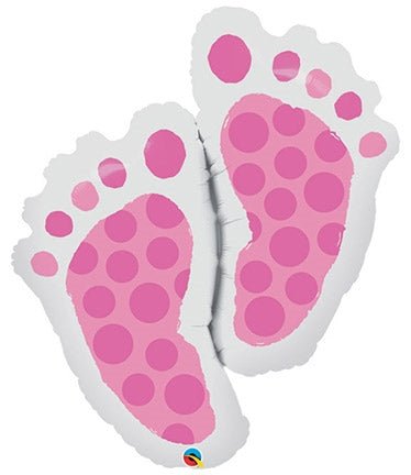 35" Baby Feet - Pink - Premium Party Distribution