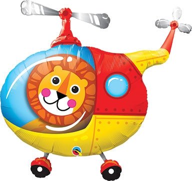 35" Lion Helicopter Pilot - Premium Party Distribution