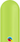 350Q Lime Green (100ct) - Qualatex - Premium Party Distribution