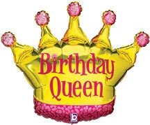 36" Birthday Queen Crown - Betallic - Premium Party Distribution
