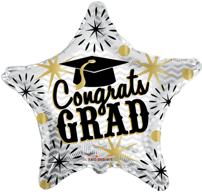 36" Congrats Grad Cap (5ct) - Premium Party Distribution