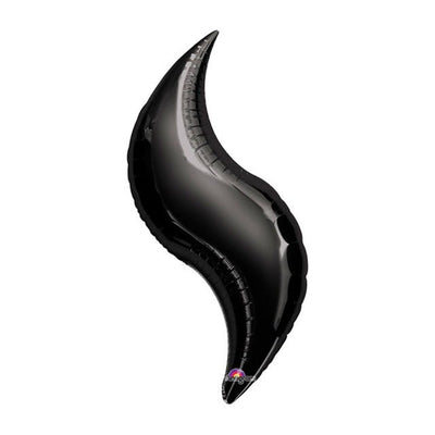 36” Curve - Black (3ct) - Premium Party Distribution