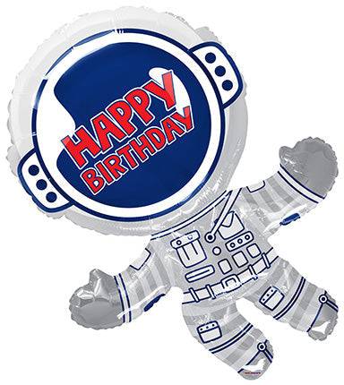 36" Happy Birthday Astronaut (5ct) - Premium Party Distribution