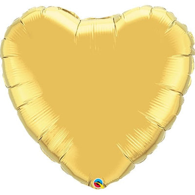 36" Heart - GOLD (5ct) - Premium Party Distribution