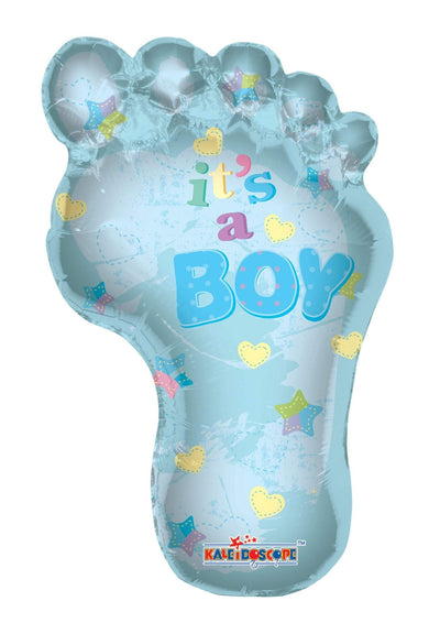 36" It's A Boy Foot Print - Premium Party Distribution