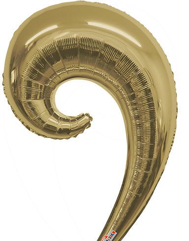 36" Kurly Wave - White Gold (5ct) - Premium Party Distribution