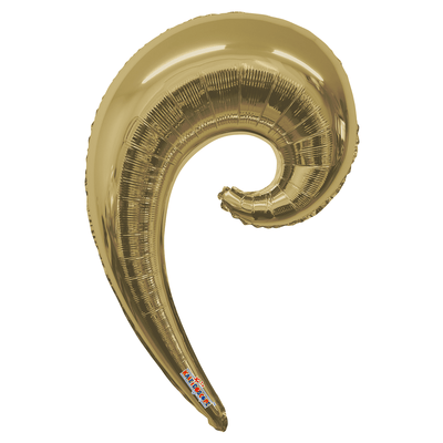 36" Kurly Wave - White Gold (5ct) - Conver USA - Premium Party Distribution