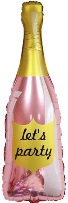 36" Let's Party Champagne Bottle - Premium Party Distribution