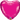 36" MAGENTA Heart Foil Balloon - Package of 5 - Premium Party Distribution