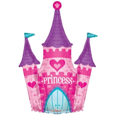 36″ Princess Castle Shape 1ct - ConverUSA - Premium Party Distribution