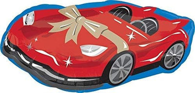 36" Red Sports Car with Bow - Premium Party Distribution