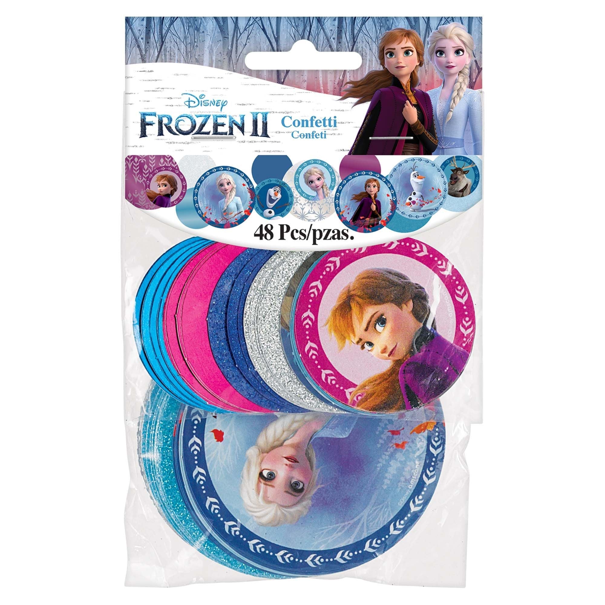 ©Disney Frozen 2 Giant Confetti Circles 48pc