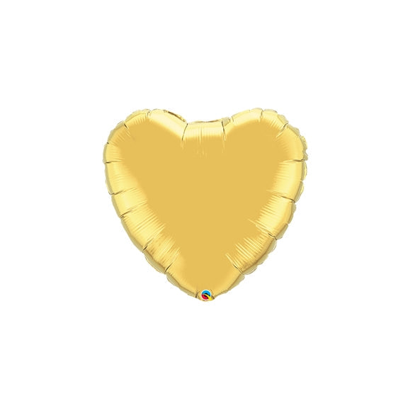 GOLD Heart Foil Balloon