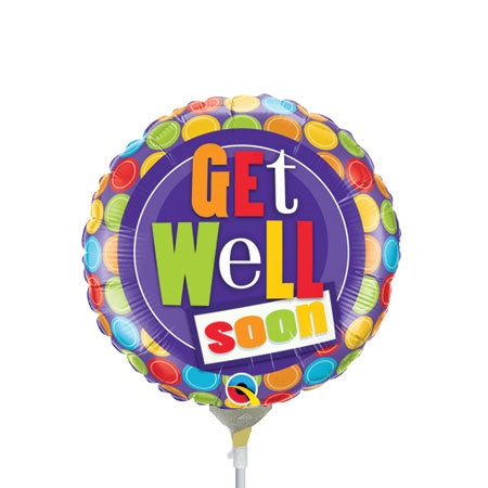 9 inch Get Well Soon Seeing Dots