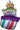 37" Funky Birthday Cake - Premium Party Distribution