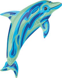 37" Ocean Blue Dolphin (5ct) - Premium Party Distribution