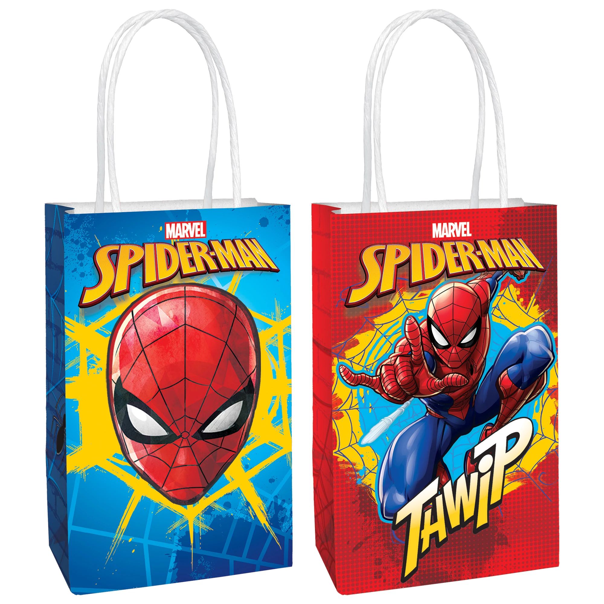 Spider-Man™ Webbed Wonder Printed Paper Kraft Bag 8ct