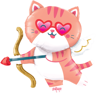 38" Cute Cat Cupid Shape - Premium Party Distribution