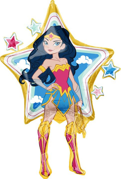 38" Wonder Woman SuperShape Balloon - Anagram - Premium Party Distribution