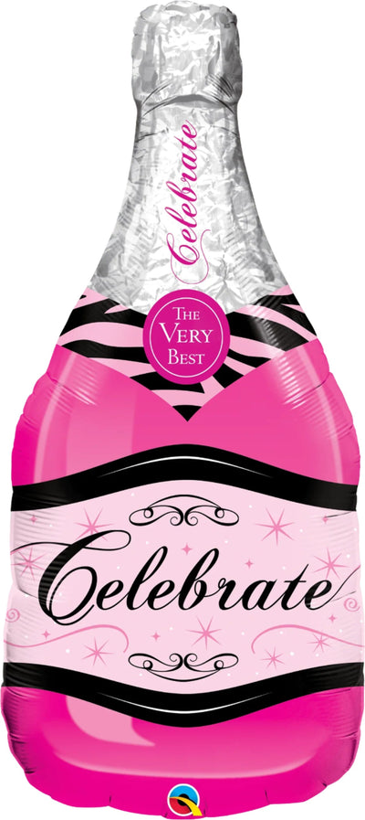 39" Champagne Bottle - Pink - Premium Party Distribution