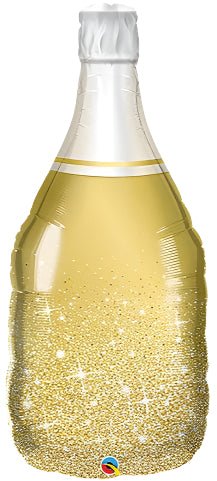 39" Golden Bubbly Bottle (5ct) - Premium Party Distribution