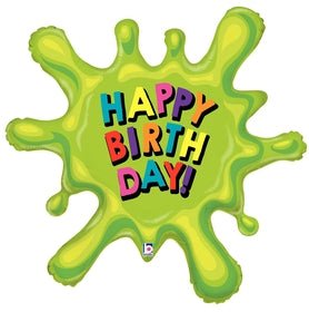 39" Happy Birthday Slime - Premium Party Distribution