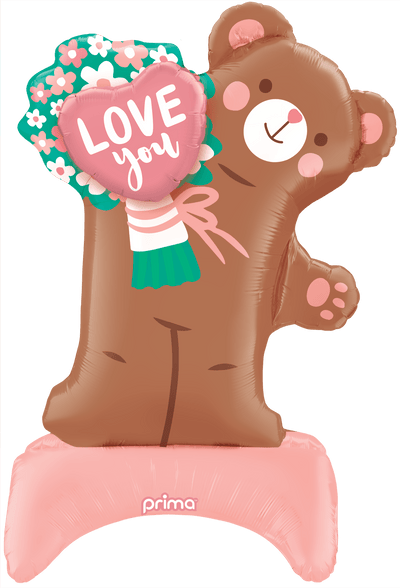 39" Love You Standing Bear Shape Prima Pal™ - Premium Party Distribution