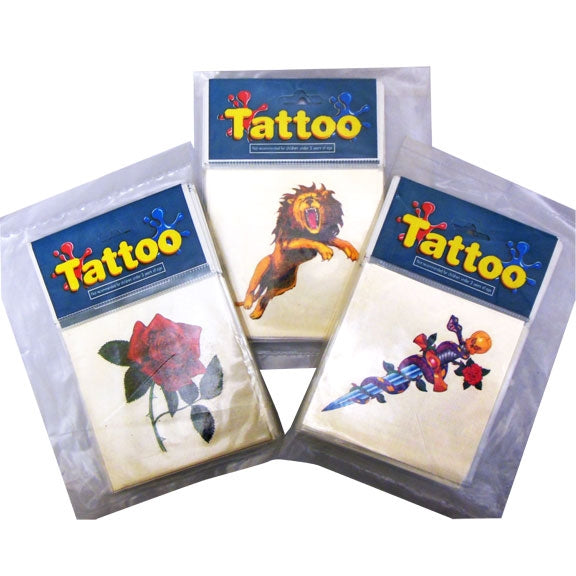 3in Big Tattoos Assorted