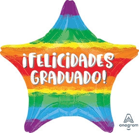 18 inch Watercolor Felicidades Graduado