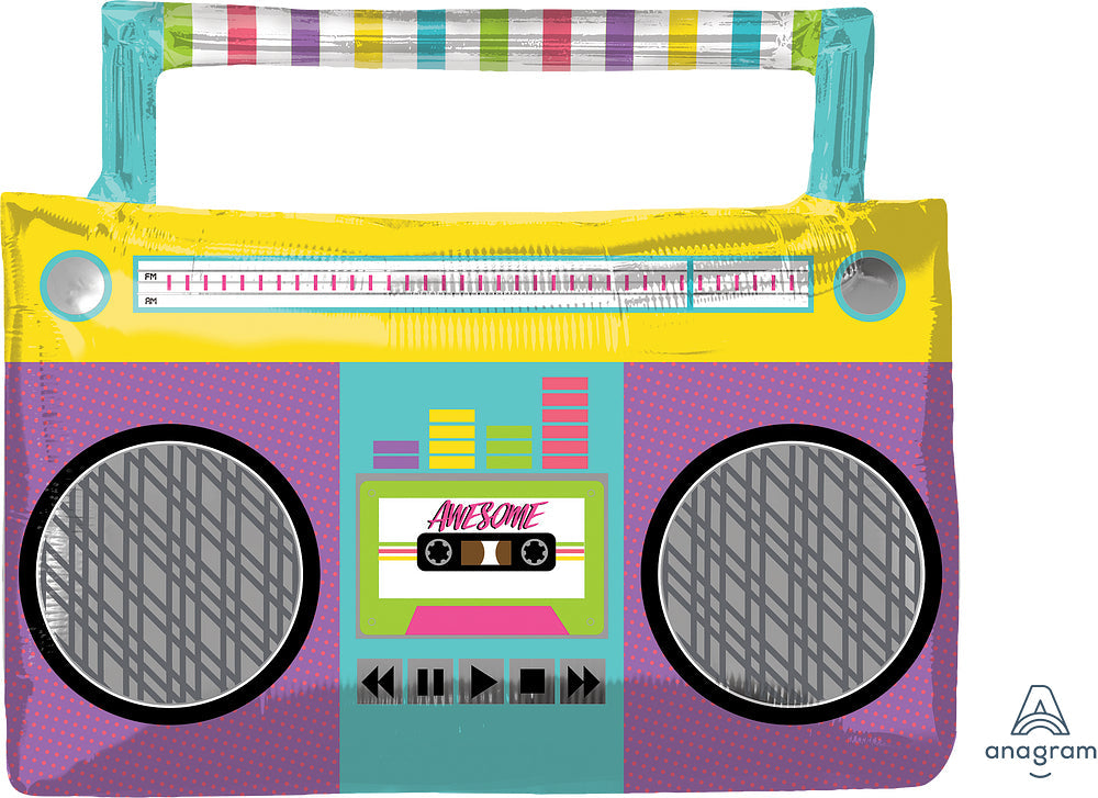 Anagram 27" Awesome Boom Box Balloon