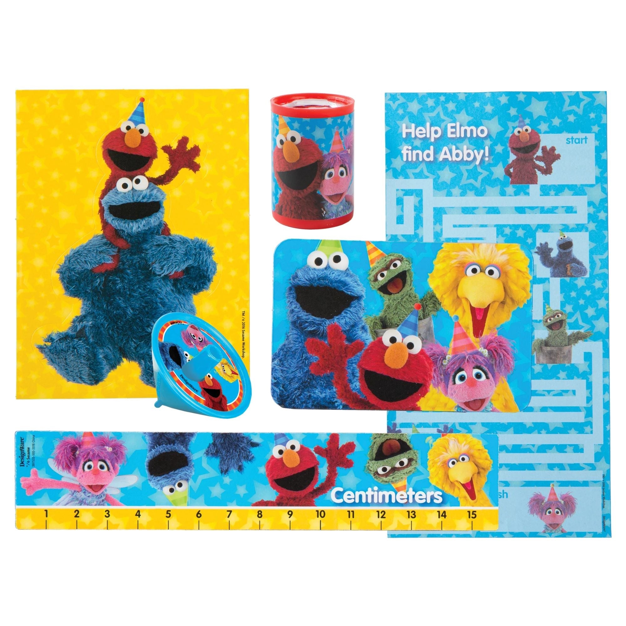 Amscan Sesame Street Mega Favor Pack 48ct