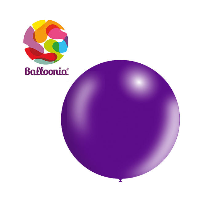 3FT Metallic Purple (5ct) - Balloonia