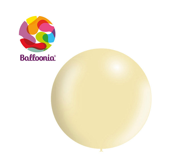 3FT Metallic Ivory (5ct) - Balloonia