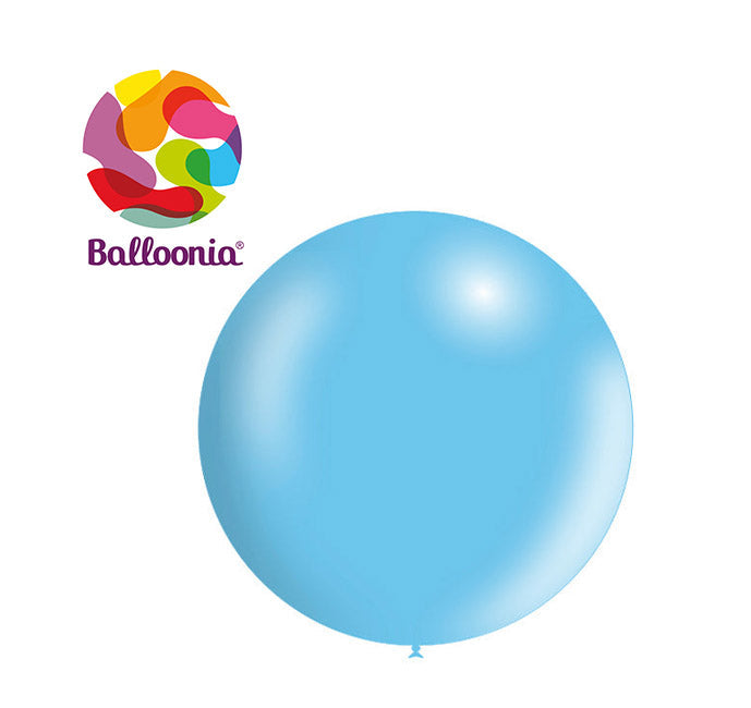 3FT Metallic Sky Blue (5ct) - Balloonia