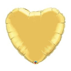 4" Heart - Gold (25ct) - Premium Party Distribution