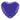 4" Heart - Purple (25ct) - Premium Party Distribution