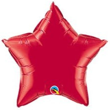 4" Star - Ruby (25ct) - Premium Party Distribution