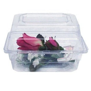 4½ x 3¾ x 3 Clear Boutonniere Box (case of 200) - Premium Party Distribution