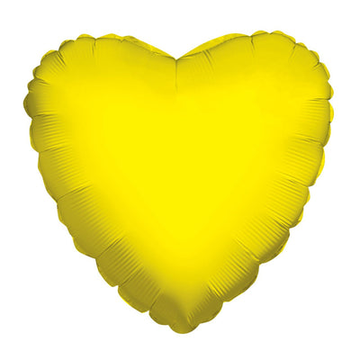 4" Yellow Heart Balloon 10ct - ConverUSA - Premium Party Distribution