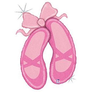 40" Foil Balloon - Ballet Slippers - Premium Party Distribution