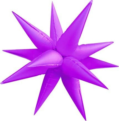 40" Neon Exploding Stars Balloon - Winner Party - Premium Party Distribution