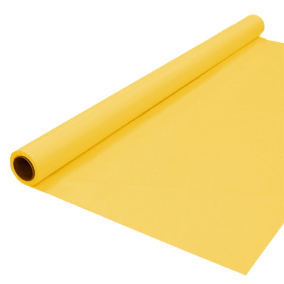 HARVEST YELLOW Plastic Banquet Roll