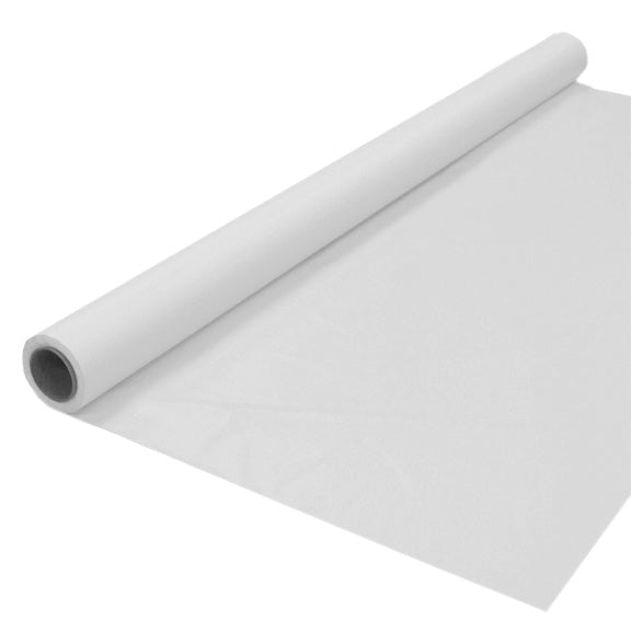 WHITE Banquet Roll - 40in x 150ft Heavy Duty Plastic