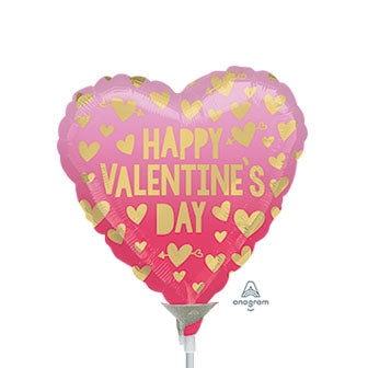 Valentine's Day Pink Ombre Balloon